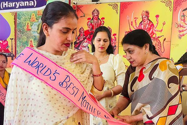 Mother's Day Celebrations Under the Banner of Sahasrasheersha Devi Mandal at MVM Kurukshetra.
